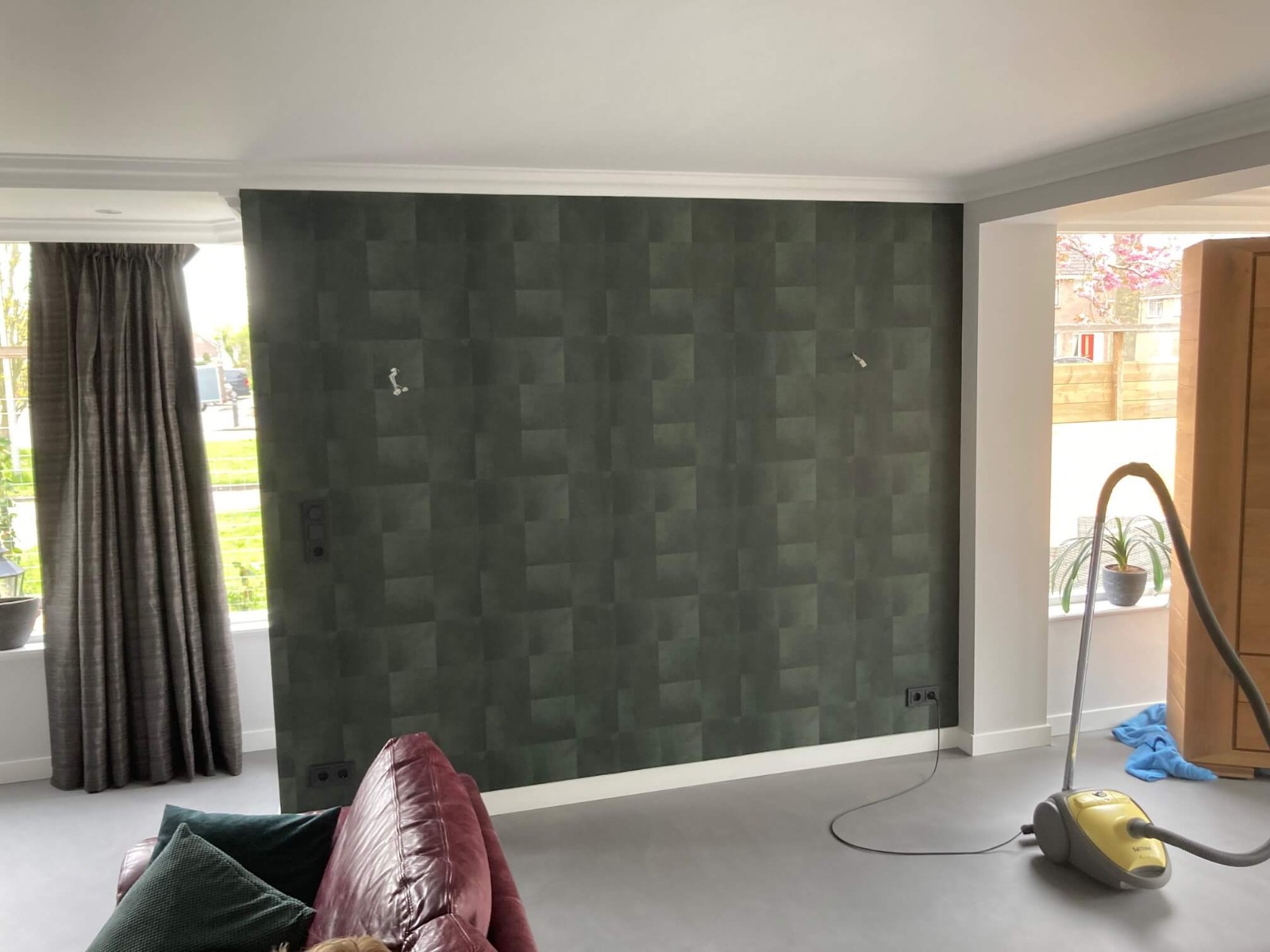 Behangwerk woning in Volendam